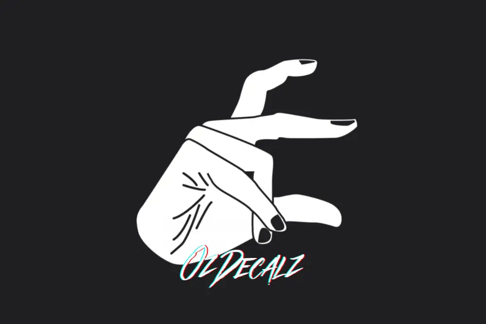HAND STICKER - OZDecalz