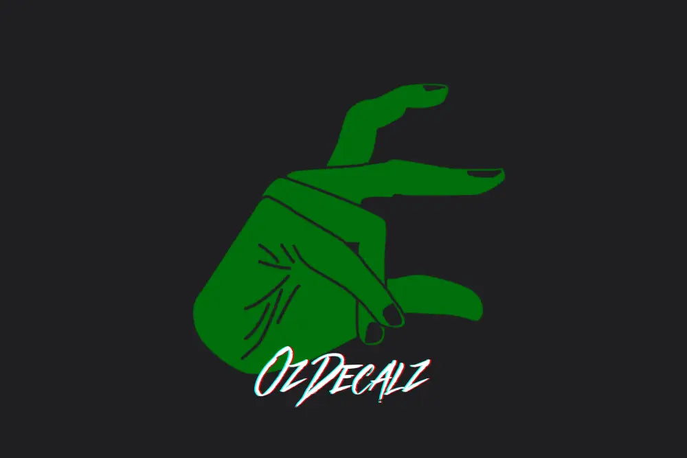 HAND STICKER - OZDecalz
