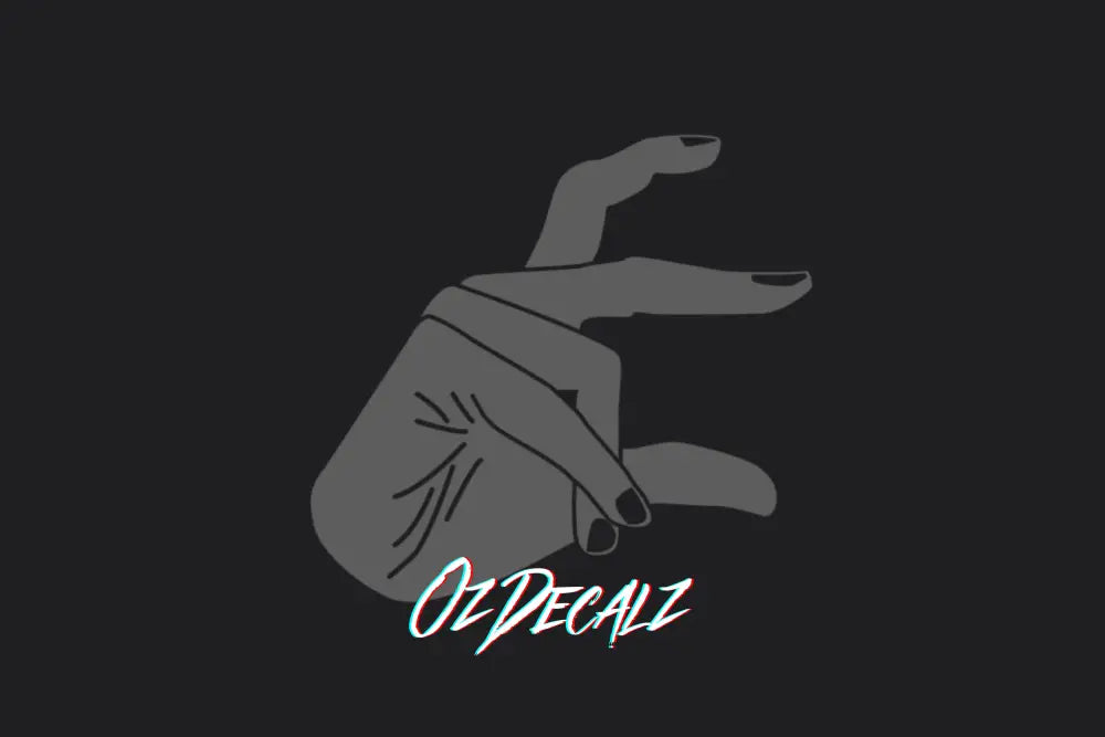 HAND STICKER - OZDecalz