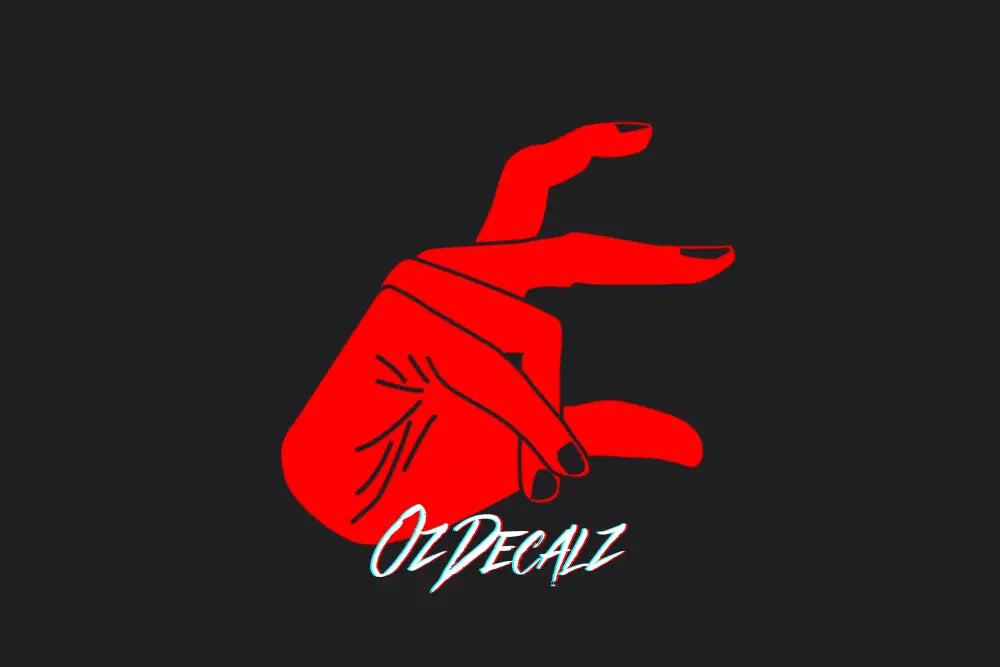 HAND STICKER - OZDecalz
