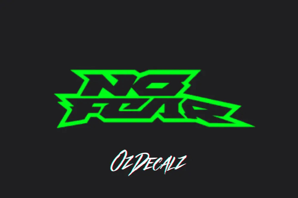 NO FEAR STICKER - OZDecalz