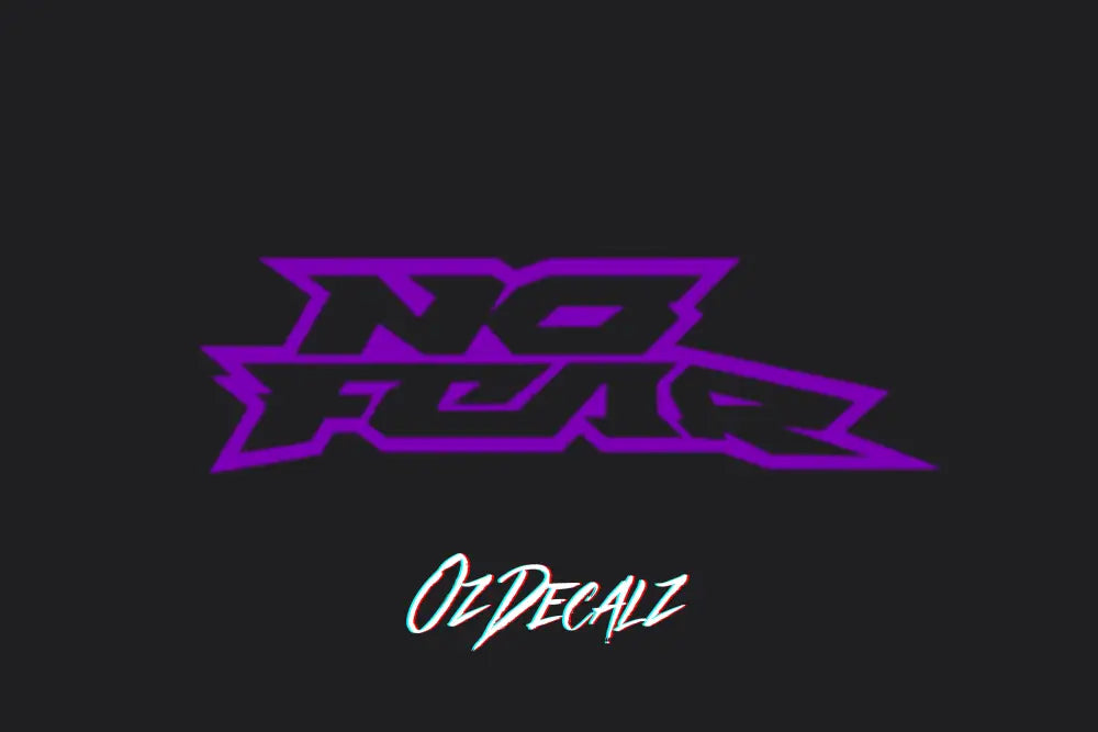 NO FEAR STICKER - OZDecalz