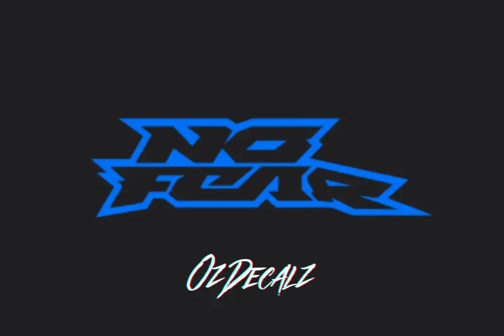 NO FEAR STICKER - OZDecalz