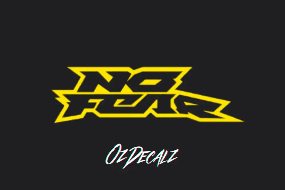 NO FEAR STICKER - OZDecalz
