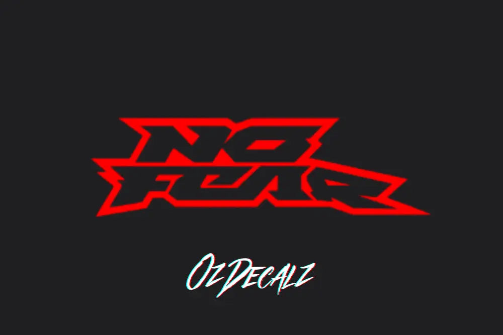 NO FEAR STICKER - OZDecalz