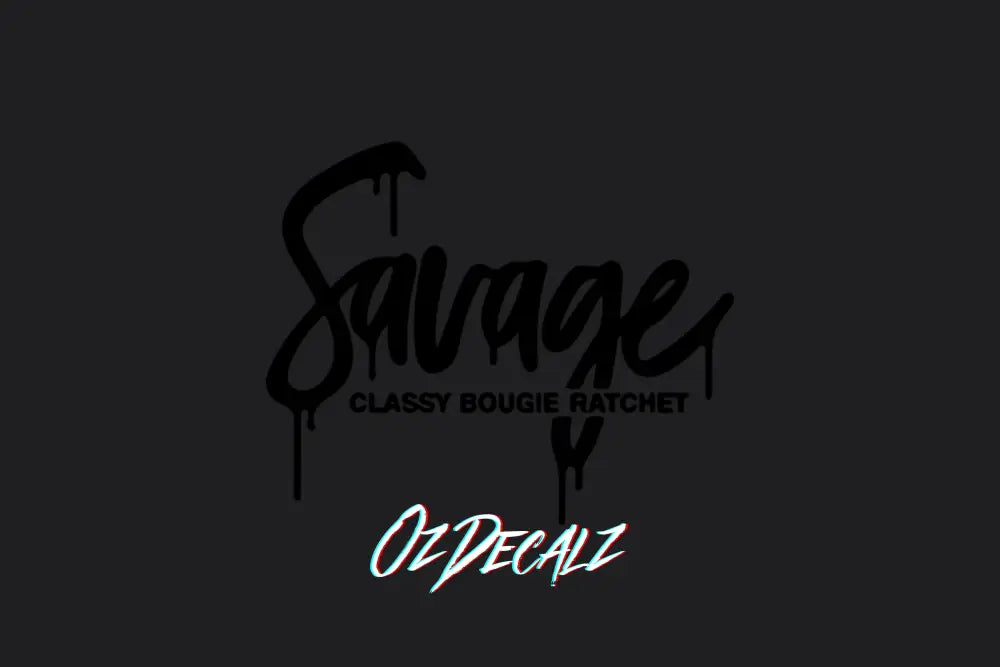 SAVAGE STICKER - OZDecalz