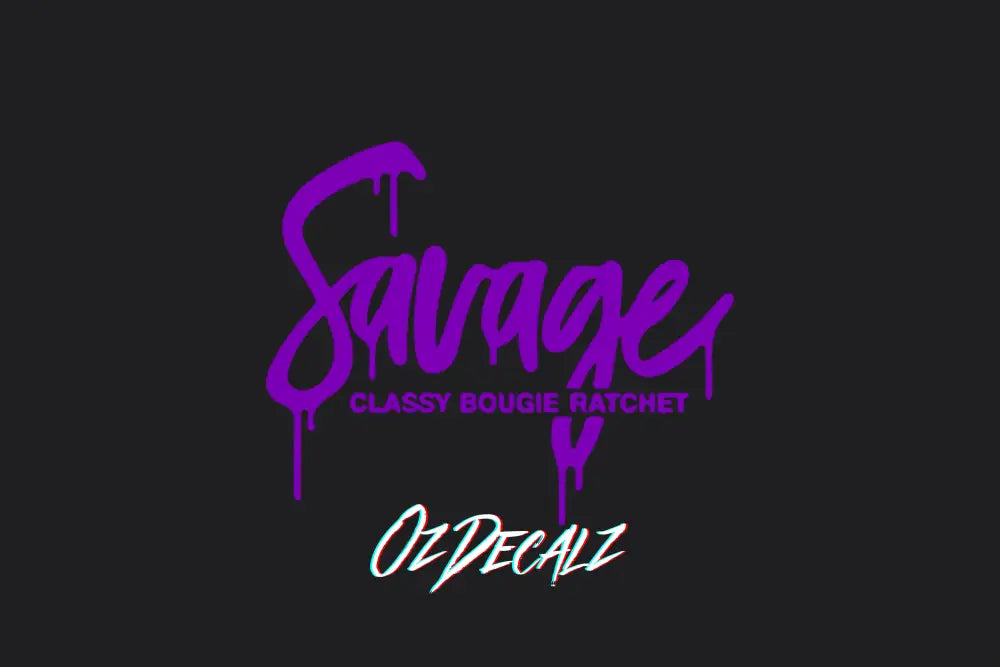SAVAGE STICKER - OZDecalz