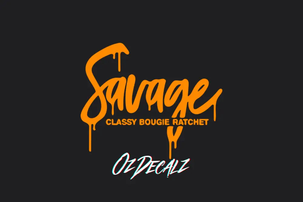 SAVAGE STICKER - OZDecalz