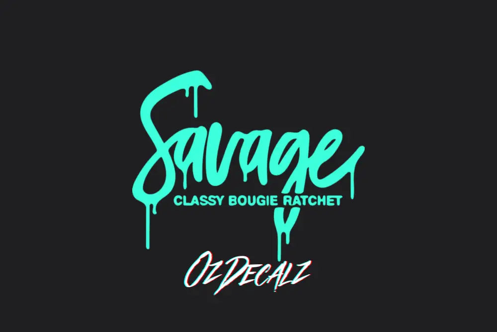 SAVAGE STICKER - OZDecalz