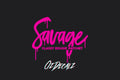HELMET STICKER: SAVAGE - OzDecalz