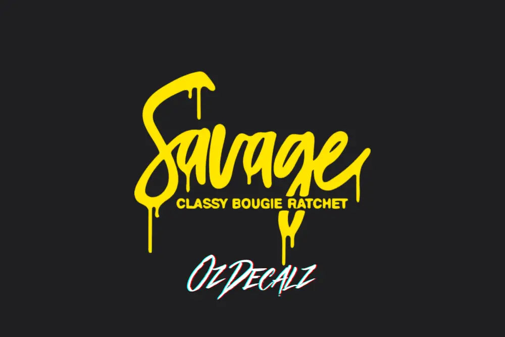 SAVAGE STICKER - OZDecalz