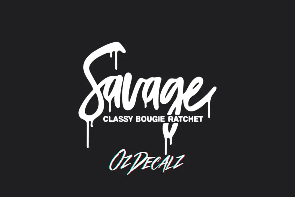 SAVAGE STICKER - OZDecalz