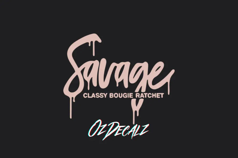 SAVAGE STICKER - OZDecalz