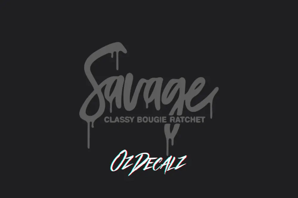 SAVAGE STICKER - OZDecalz