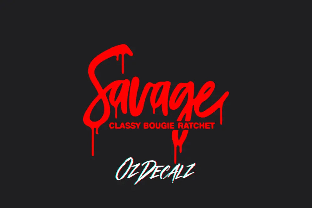 SAVAGE STICKER - OZDecalz