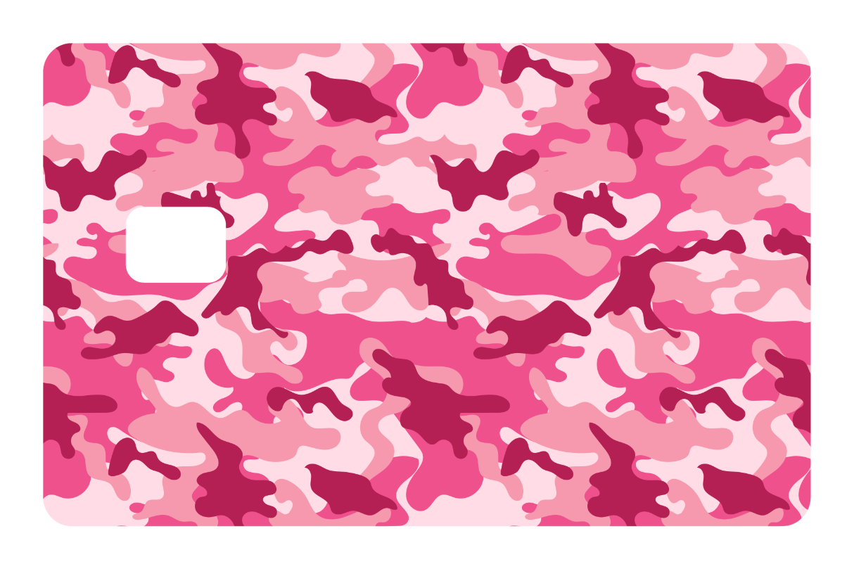CARD WRAP: CAMO (PINK)