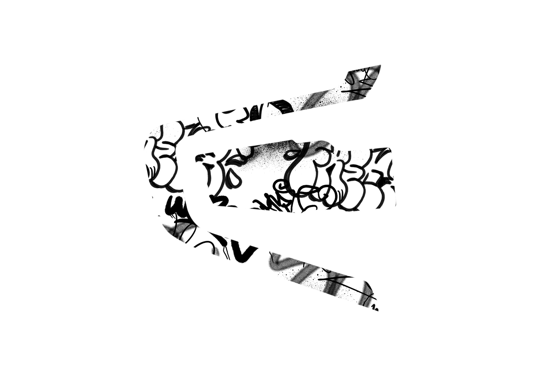 INTERCOM SKIN: GRAFFITI BLACK