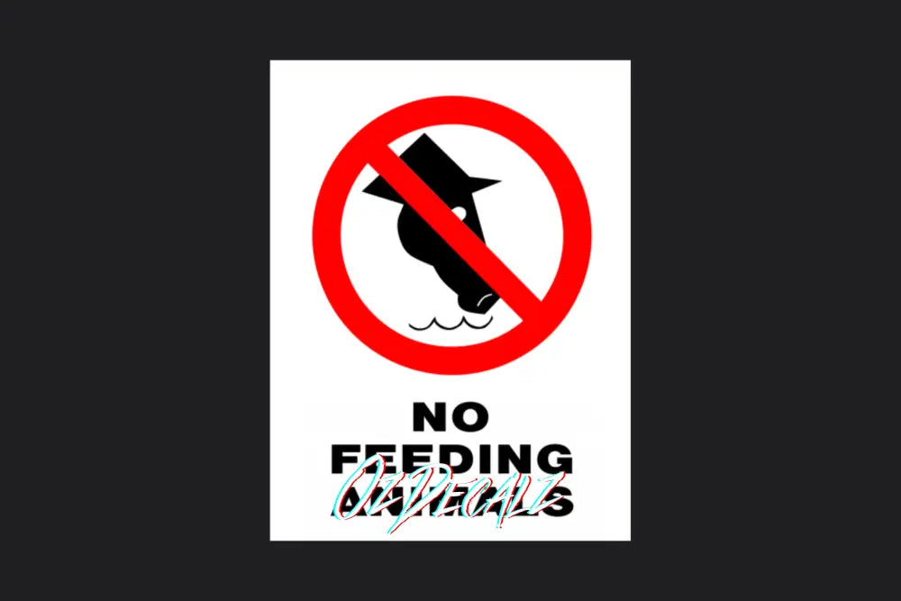 NO FEEDING ANIMALS - OzDecalz