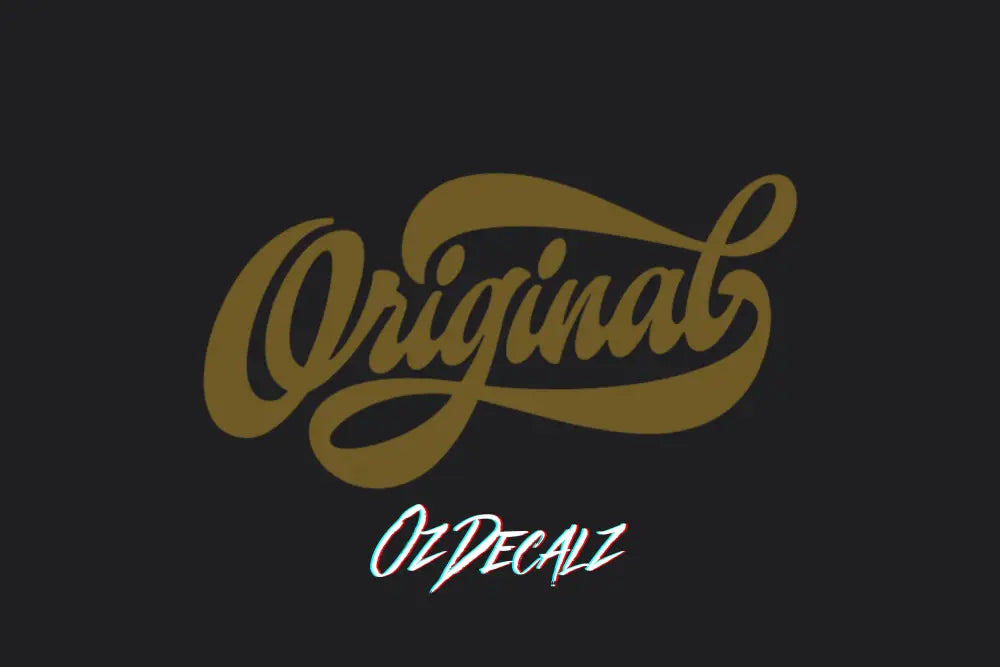 ORIGINAL STICKER - OzDecalz