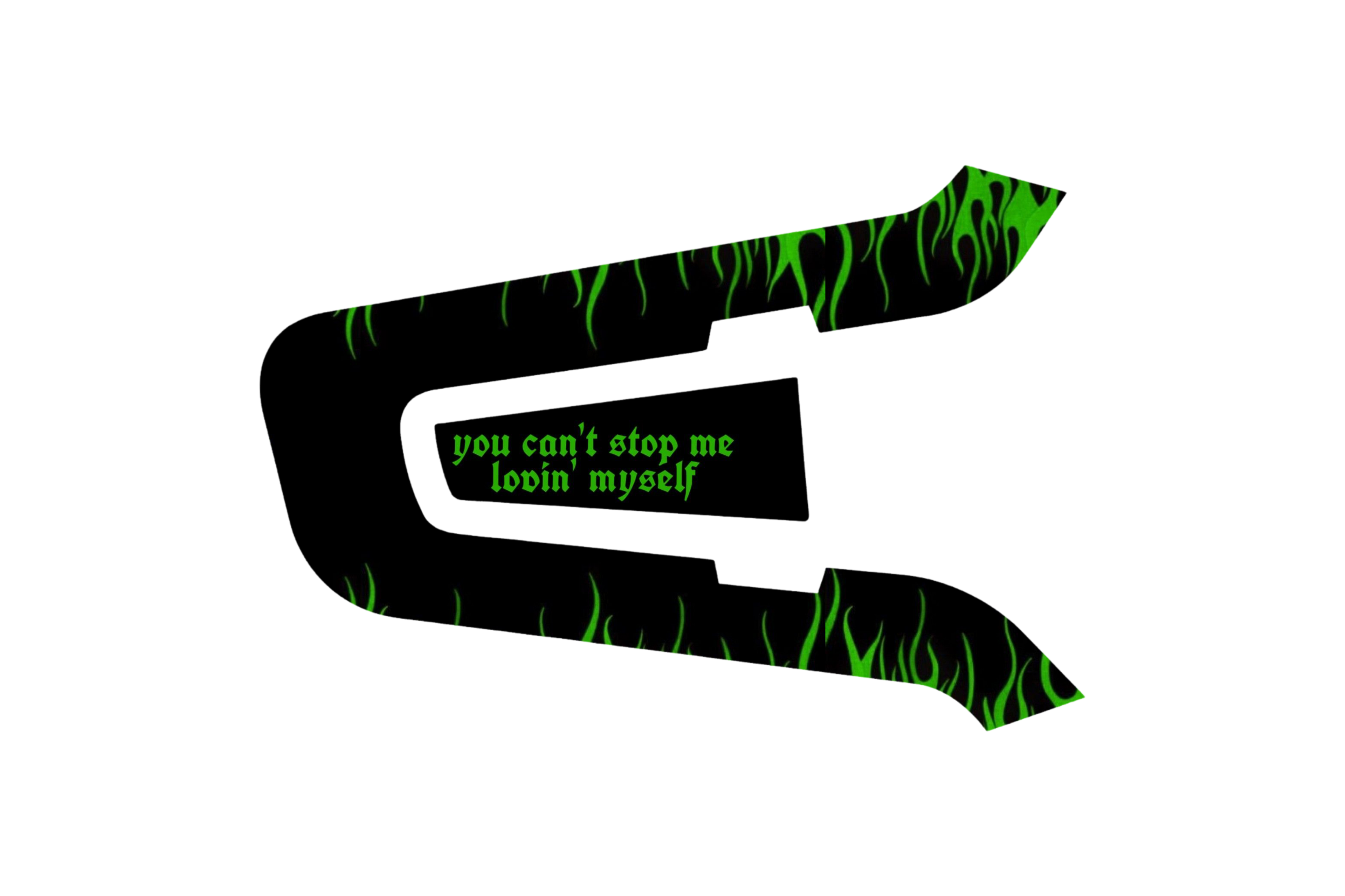 INTERCOM SKIN: GREEN FLAME LOVIN