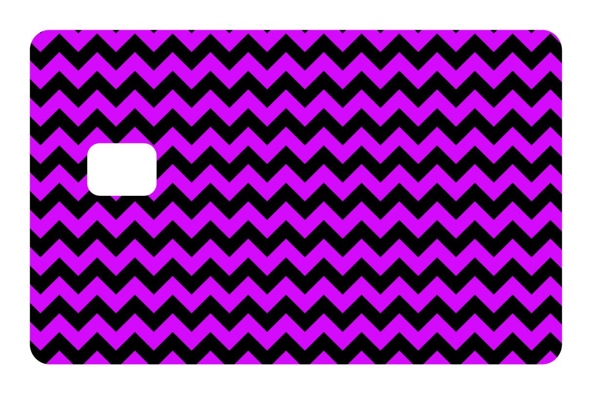 CARD WRAP: ZIGZAG (PURPLE)