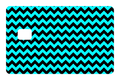 CARD WRAP: ZIGZAG (BLUE)