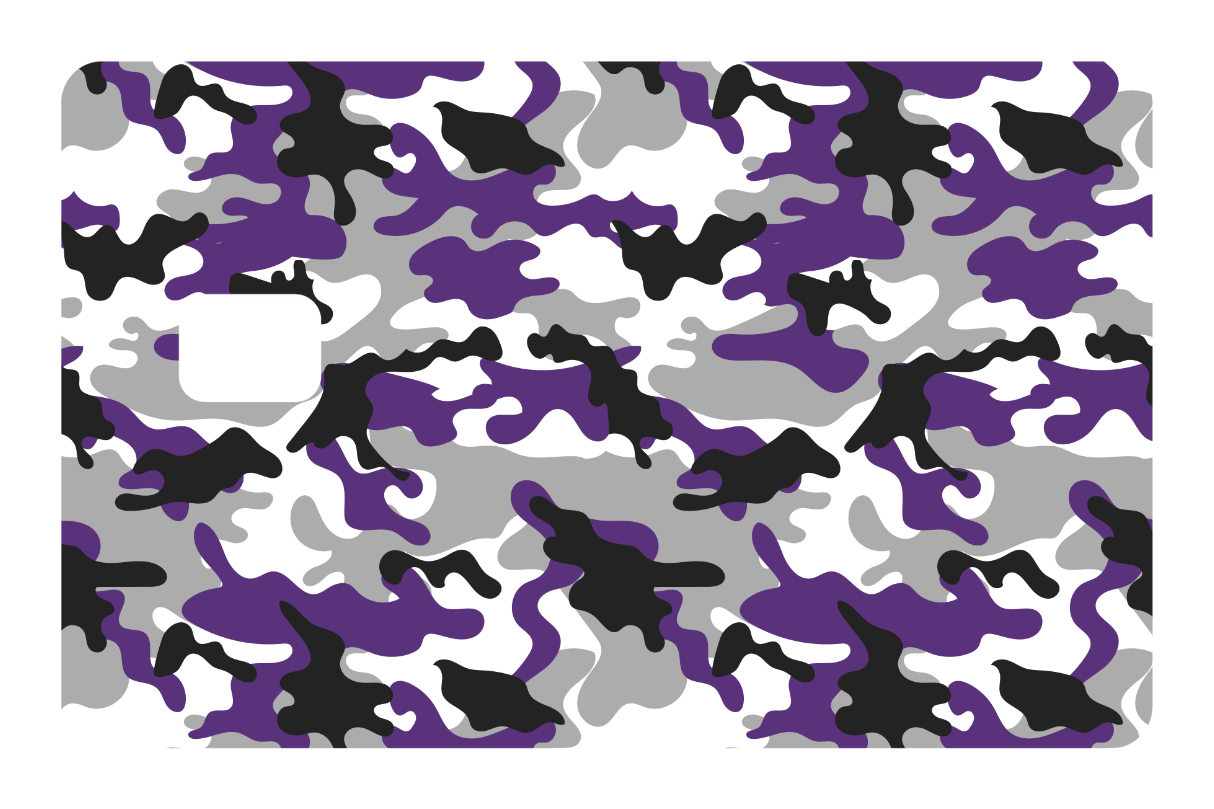 CARD WRAP: CAMO (PURPLE)