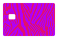 CARD WRAP: ZEBRA PRINT PINK/PURPLE