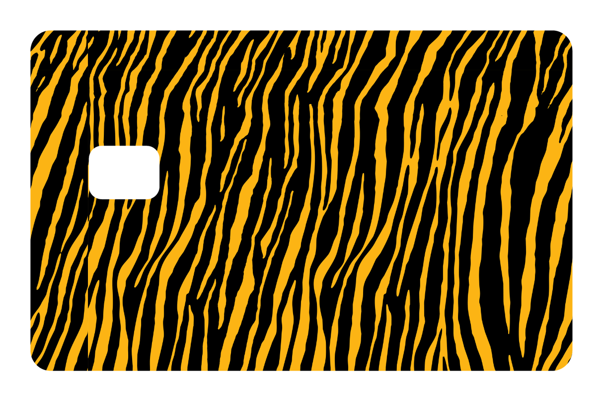 CARD WRAP: TIGER PRINT