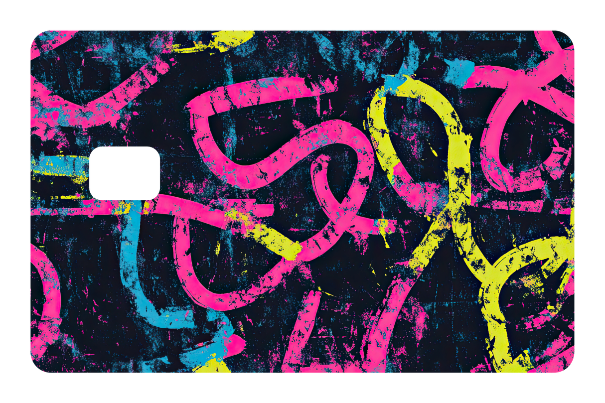 CARD WRAP: GRAFFITI 10
