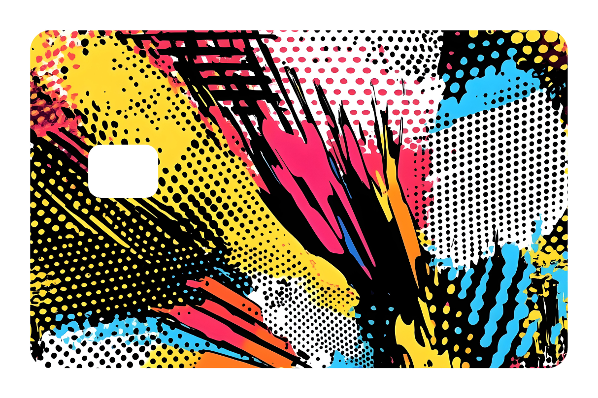 CARD WRAP: COMIC ABSTRACT