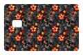 CARD WRAP: SKULLS & FLOWERS