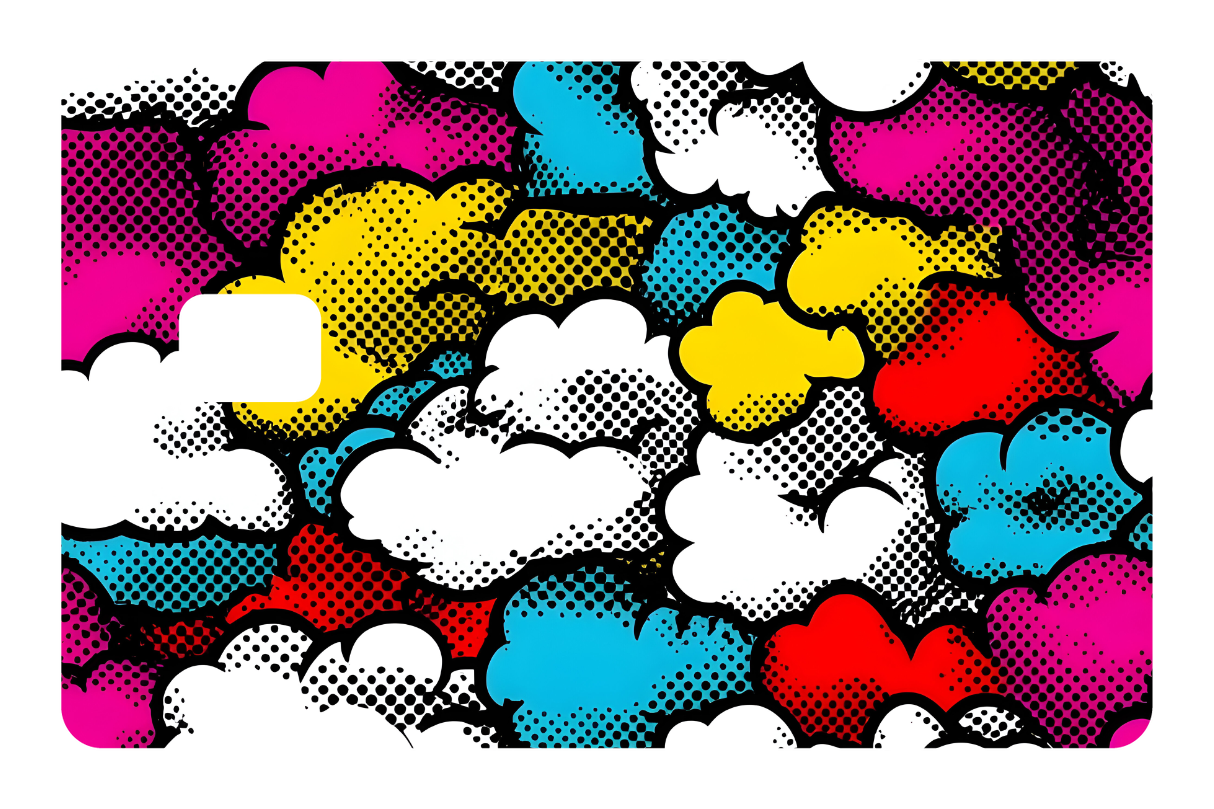 CARD WRAP: COMIC ABSTRACT