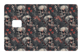 CARD WRAP: SKULLS & FLOWERS