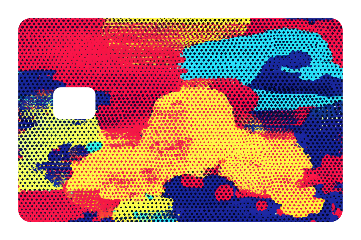 CARD WRAP: COMIC ABSTRACT