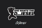 SHE WANTS THE STICKER - OzDecalz