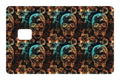 CARD WRAP: SKULLS & FLOWERS