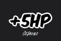 STICKER: +5HP - OzDecalz
