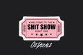 STICKER: ADMIT ONE - OzDecalz