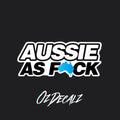 STICKER: AUSSIE AS F*CK - OzDecalz