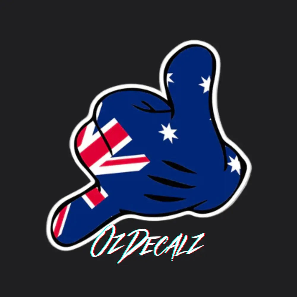 AUSTRALIAN SHAKA STICKER - OZDecalz