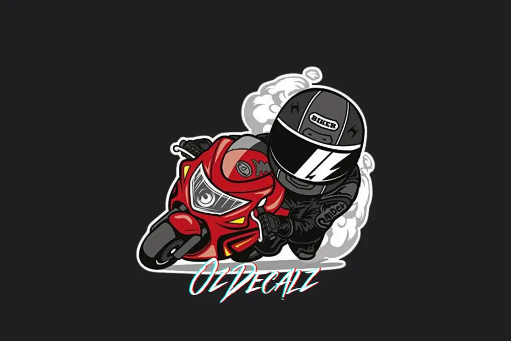 STICKER: BIKER - OzDecalz