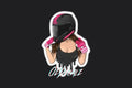 STICKER: BIKER CHICK - OzDecalz