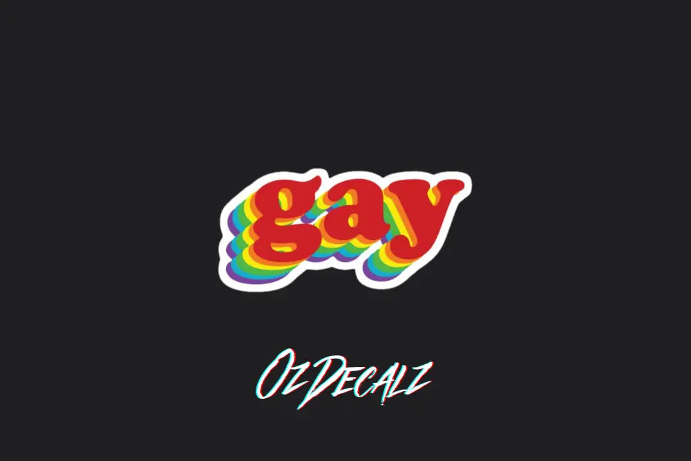 STICKER: GAY