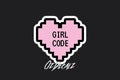 STICKER: GIRL CODE - OzDecalz
