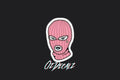 STICKER: GIRL SKI MASK - OzDecalz