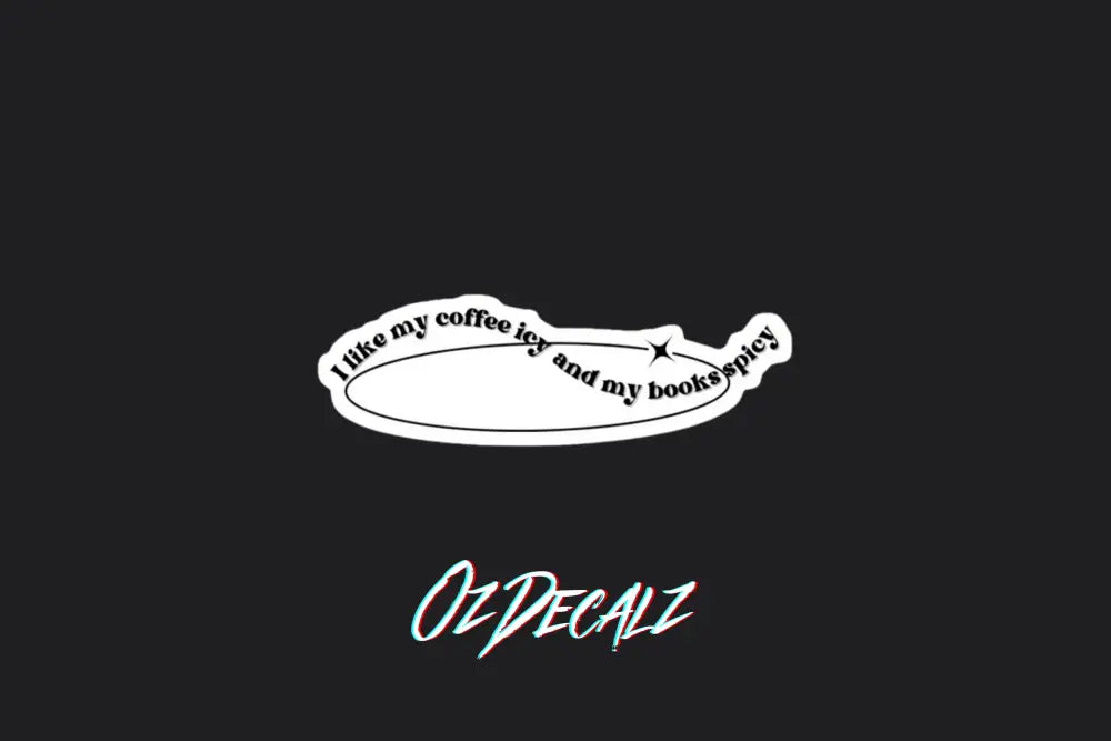 STICKER: I LIKE MY COFFEE ICY - OzDecalz