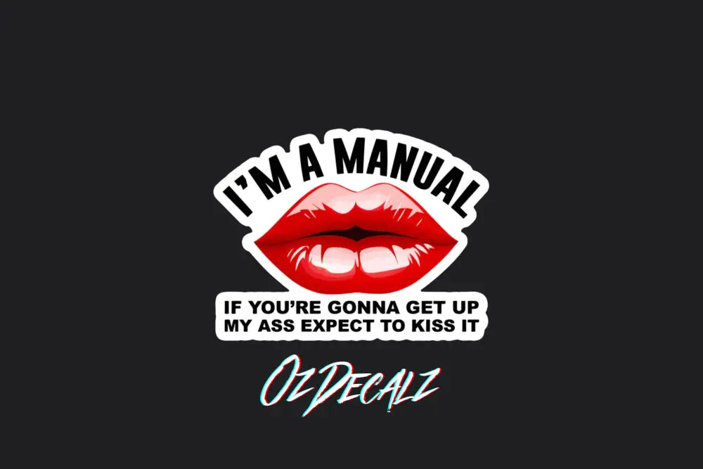 STICKER: I’M A MANUAL