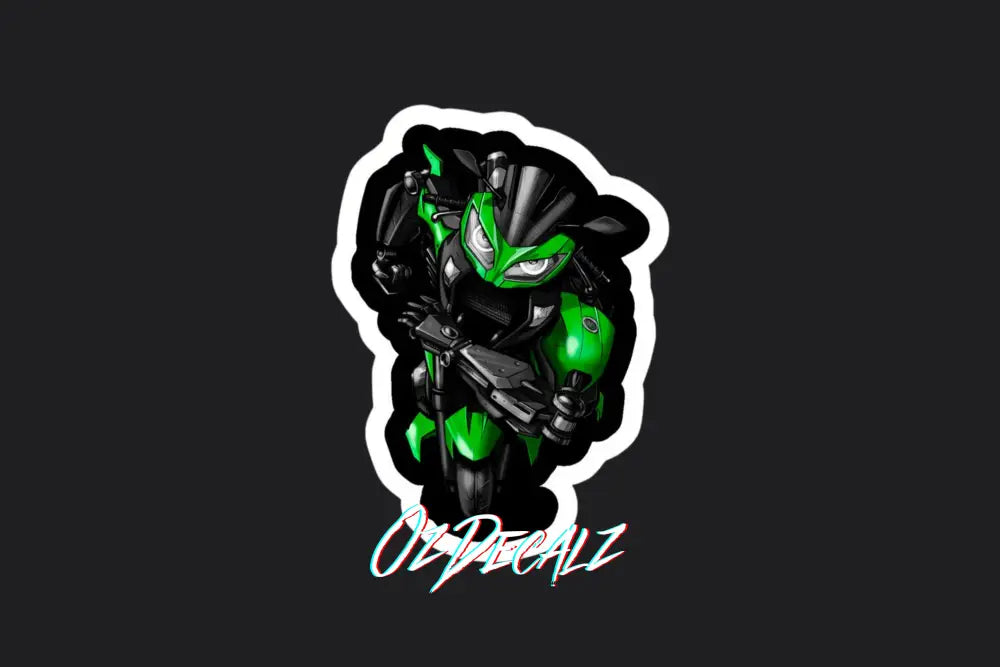 STICKER: MOTO TRANSFORMER (GREEN) - OzDecalz