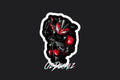 STICKER: MOTO TRANSFORMER (RED) - OzDecalz